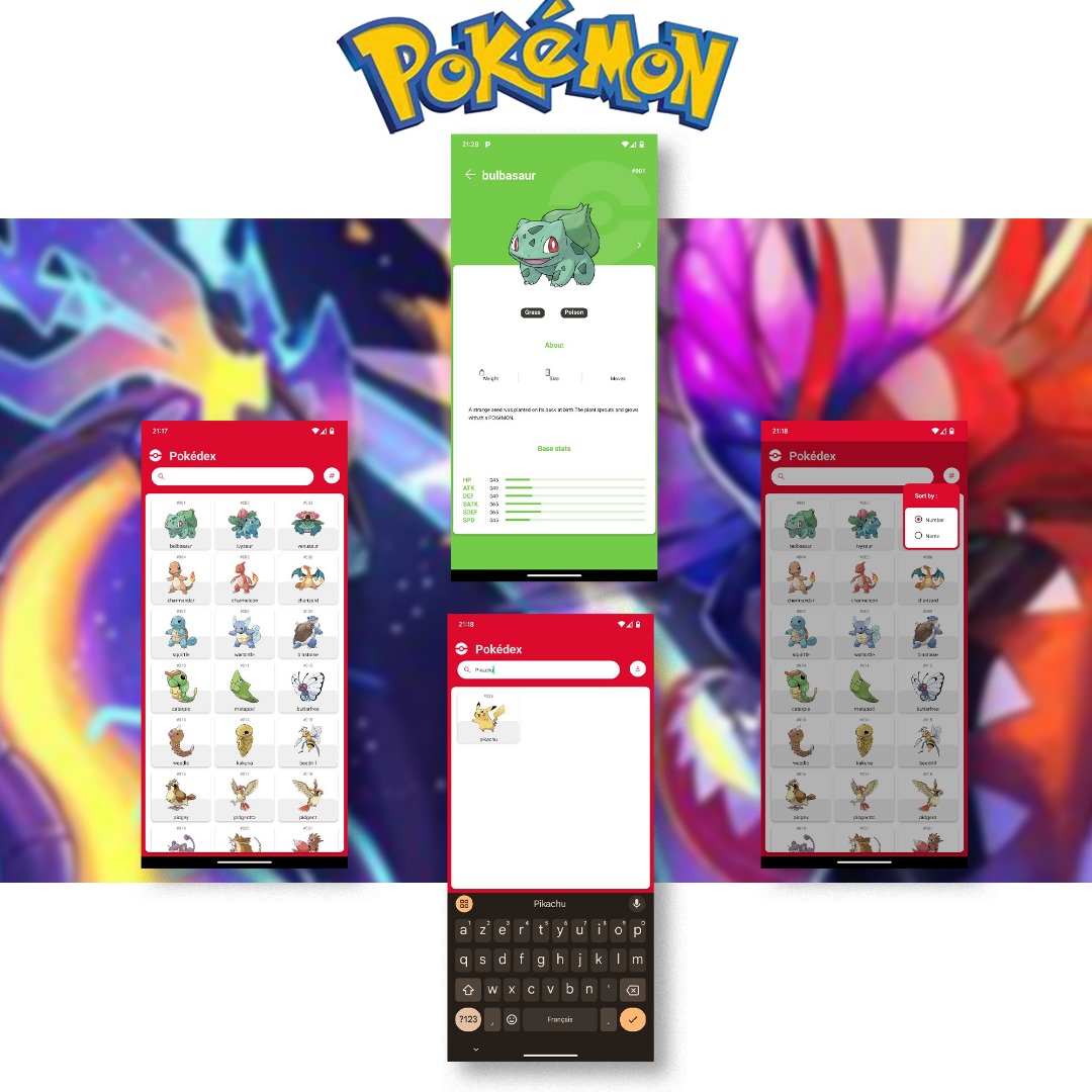 Application pokemon via API